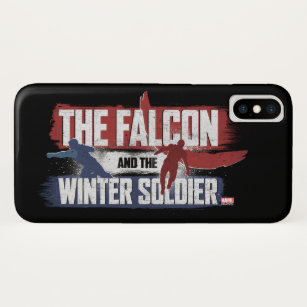 Falcon & Winter Soldier Red and Blue Graphic Case-Mate iPhone Case