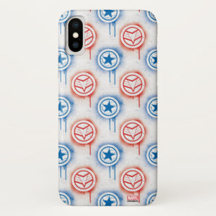Falcon & Winter Soldier Spraypaint Icon Pattern Case-Mate iPhone Case