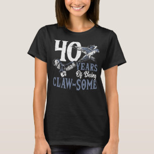 Falconer 40 Years Birthday Falconry T-Shirt