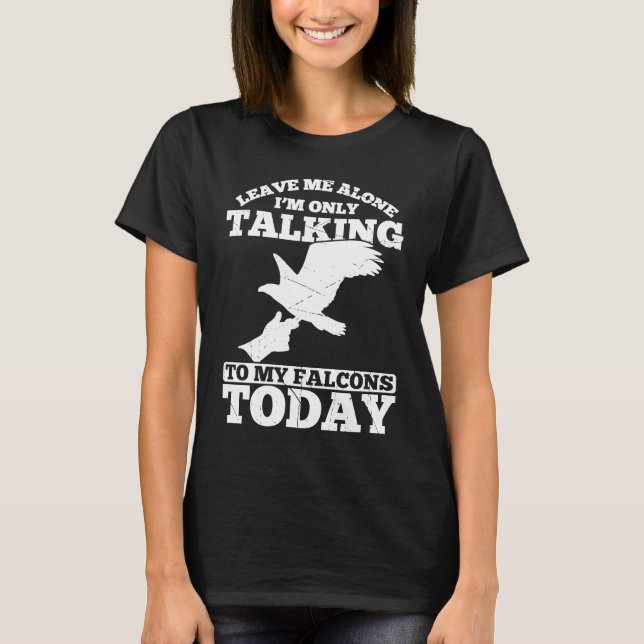 Falconer Falcon Hunter Falconer Tracker Duck Hunte T-Shirt (Front)
