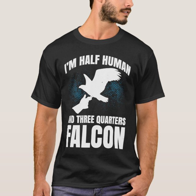 Falconer Falcon Hunter Falconer Tracker Duck Hunte T-Shirt (Front)