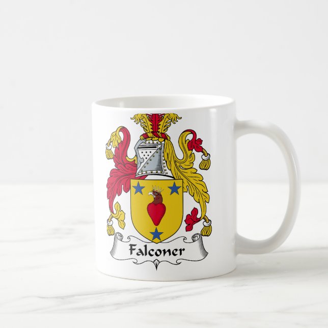 Falconer Family Crest Coffee Mug (Right)