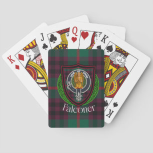Falconer Scottish Clan Tartan & Crest Playing Cards