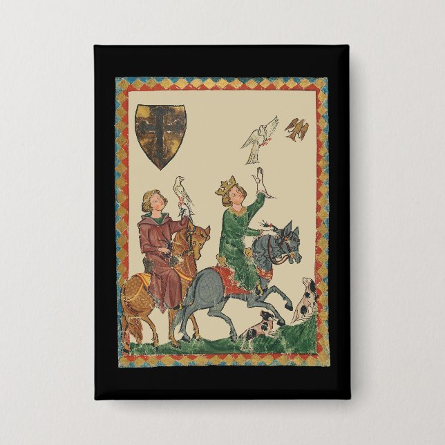 Falconry, 14th Century Codex Manesse (Front)