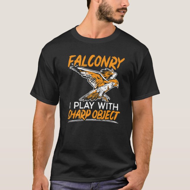 Falconry Falcon  Hunting Master Falconer  2 T-Shirt (Front)