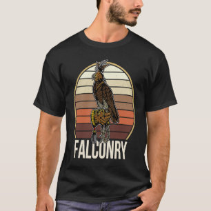 Falconry falconer ornithology birds hunting birdwa T-Shirt