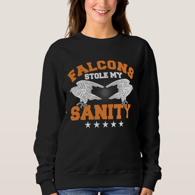 falconry hawking ornithology gamehawking bird hunt sweatshirt (Front)