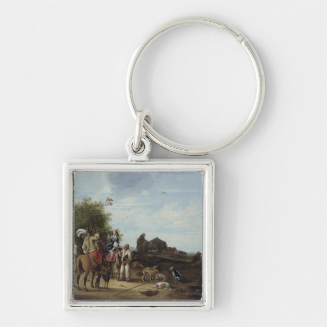 Falconry Key Ring (Front)