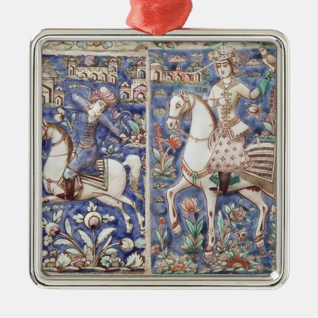 Falconry Metal Ornament (Front)