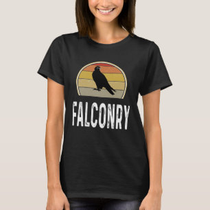 Falconry  Retro Vintage Falcon   Bird Watching T-Shirt