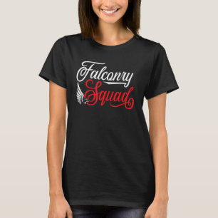 Falconry Squad Falcon   Hunting Master Falconer T-Shirt