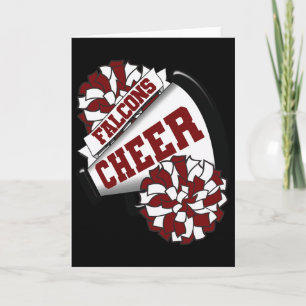 Falcons Cheer Ck To School Cheerleading Spirit M Card