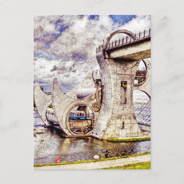 Falkirk Wheel Postcard (Front)