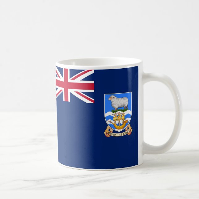  Falkland Islands Flag Ceramic Mug (Right)