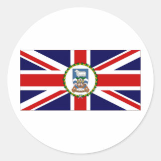 Falkland Islands Flag Classic Round Sticker