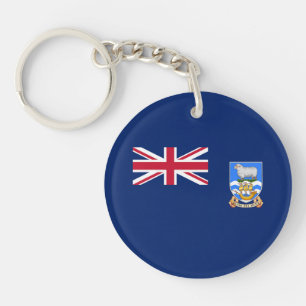 Falkland Islands Flag Key Ring