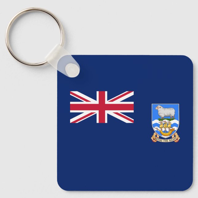 Falkland Islands Flag Key Ring (Front)