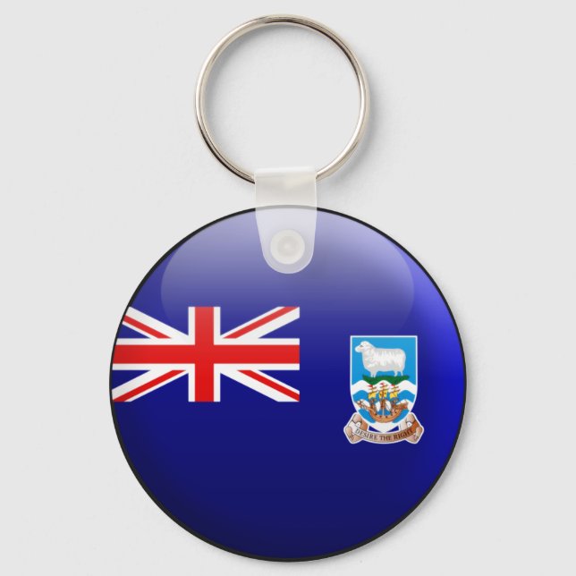 Falkland Islands Flag Key Ring (Front)