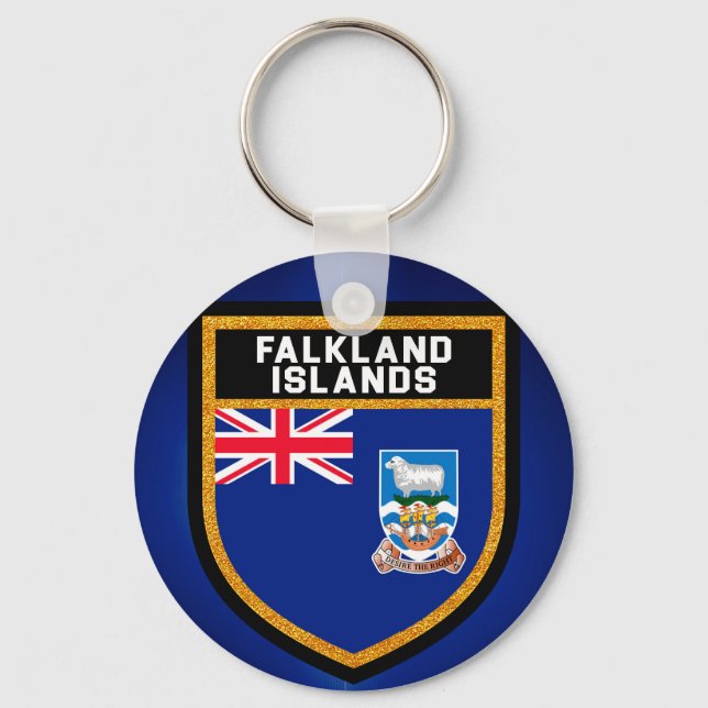 Falkland Islands Flag Key Ring (Front)