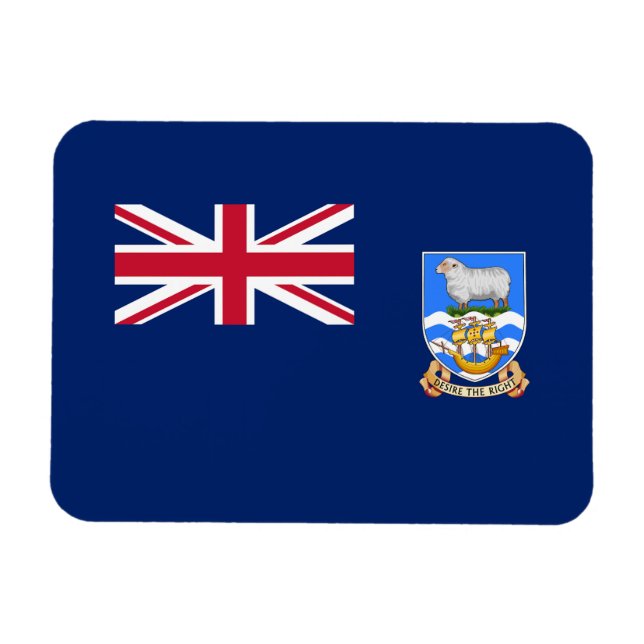 Falkland Islands Flag Magnet (Horizontal)