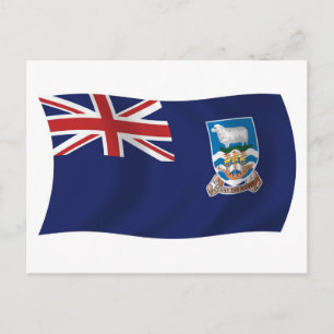 Falkland Islands Flag Postcard