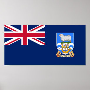 Falkland Islands Flag Poster