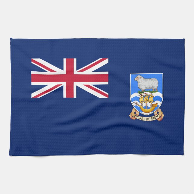 Falkland Islands Flag Tea Towel (Horizontal)