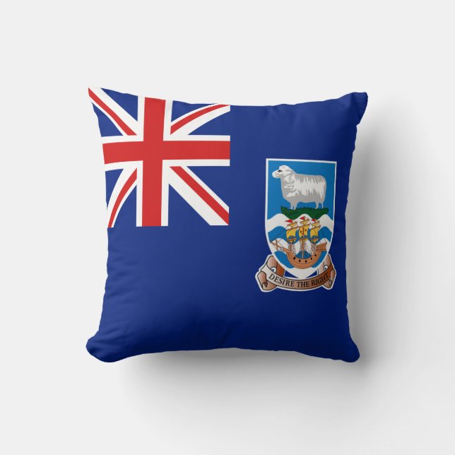 Falkland Islands Flag x Flag Pillow (Front)