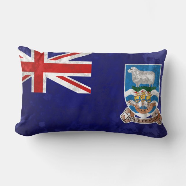 Falkland Islands Lumbar Cushion (Front)