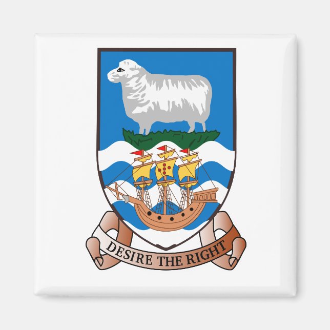 Falkland Islands (Malvinas) FK Magnet (Front)