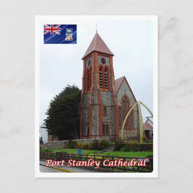 Falkland Islands - Port Stanley Cathedral - Postcard (Front)