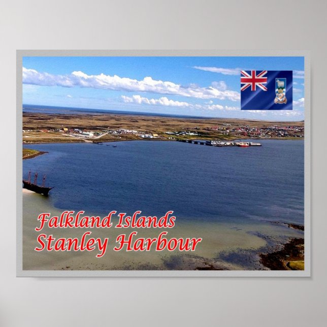 Falkland Islands - Stanley. Poster (Front)