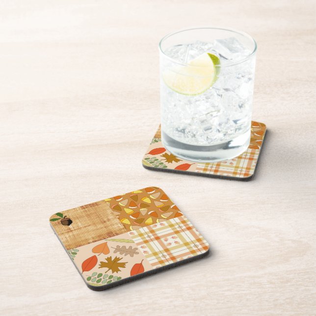 Fall 4 corners 1 Design Coaster (Right Side)