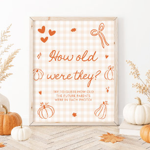 Fall A Little Pumpkin Pie How old were they Poster