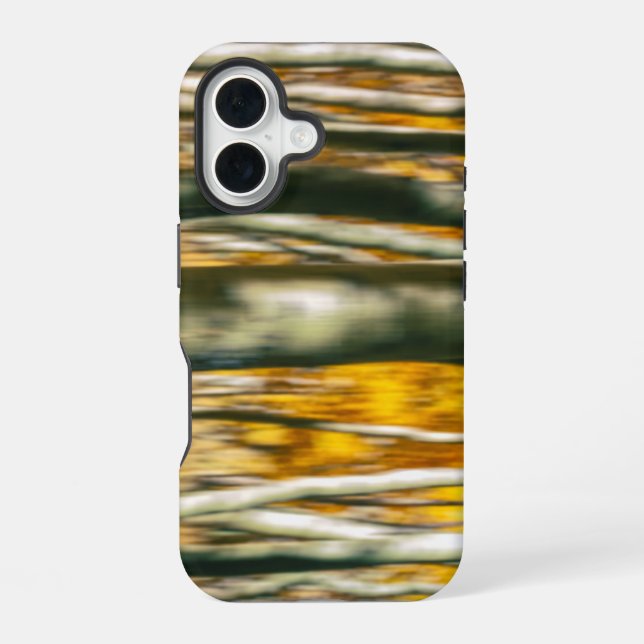 Fall Abstract iPhone 16 Case (Back)