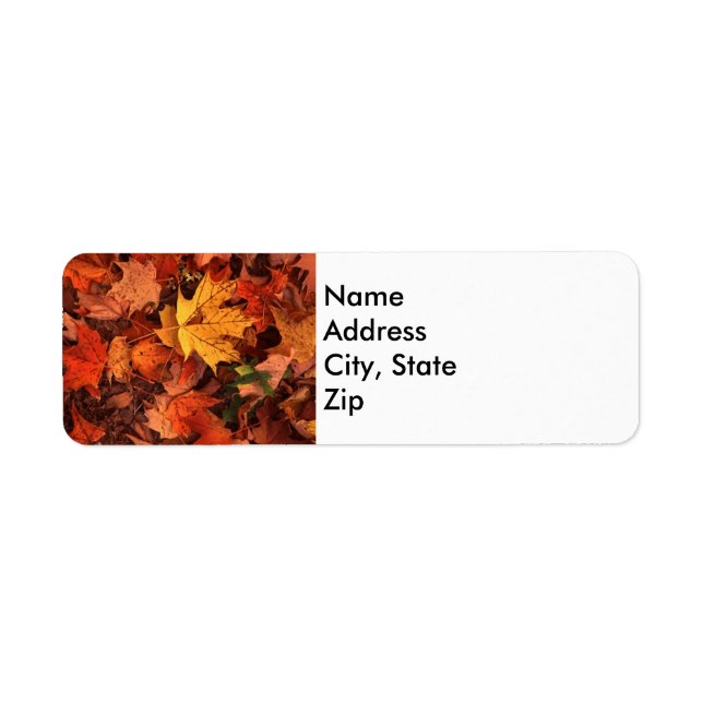 fall address return label return address label (Front)