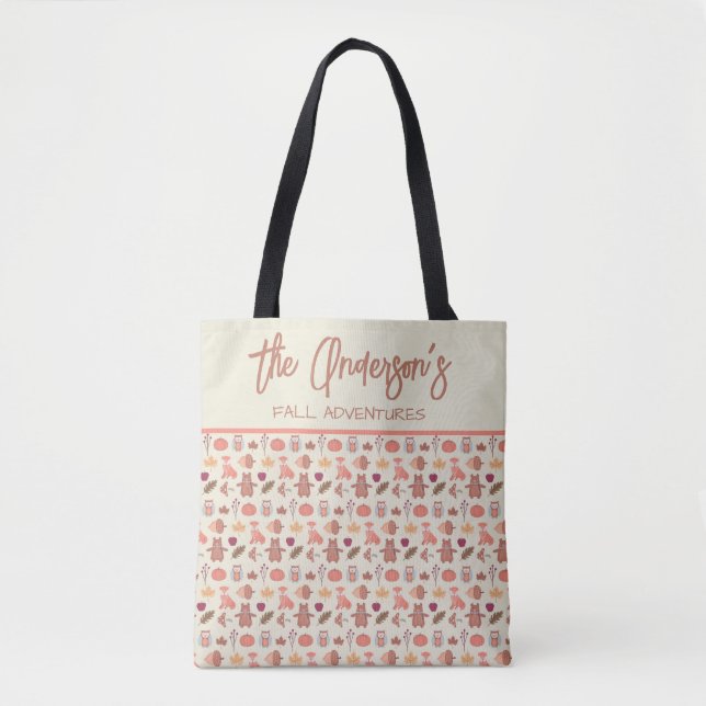 Fall Adventures Tote Bag (Front)