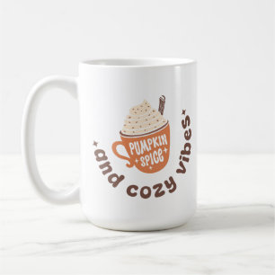 Fall Aesthetic Pumpkin Spice and Cosy vibes Coffee Mug