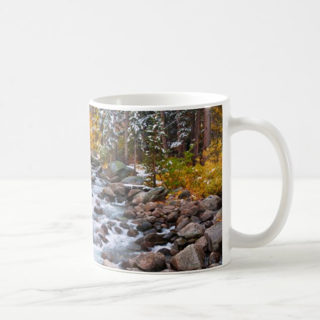 Fall along Bishop creek, California Coffee Mug (Right)
