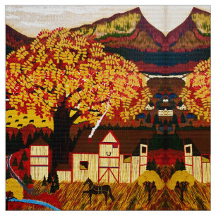 Fall Americana Farm Fabric