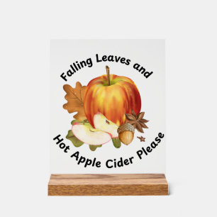 Fall and Apple Cider Sign