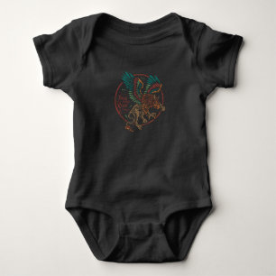 Fall and Rise Colorful Eagle Baby Bodysuit