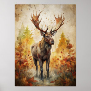 Fall Animal Poster