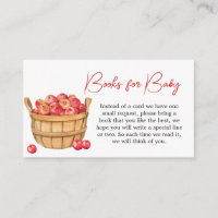 Fall Apple Basket Baby Shower Books for Baby