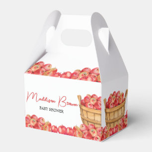 Fall Apple Basket Baby Shower Favour Box