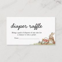 Fall Apple of our Eyes Baby Shower Diaper Raffle