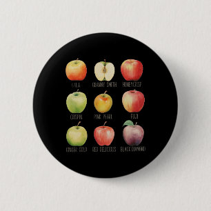 Fall Apple Picking Apple Orchard Boho Farm Fesh To 6 Cm Round Badge