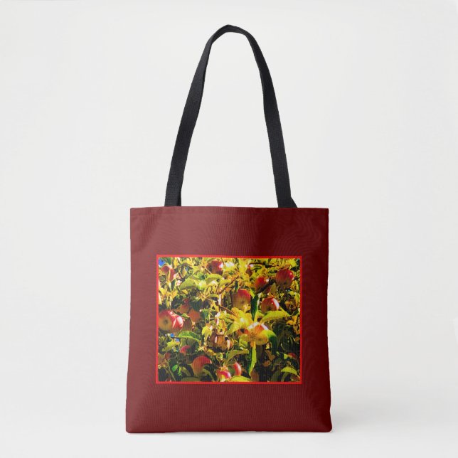Fall Apples Tote Bag (Front)