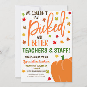 Fall Appreciation Invitationn Invitation