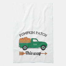 Fall Art Pumpkin Patch Old Vintage Farm Truck Art